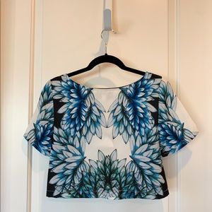 Finders and keepers crop top blouse